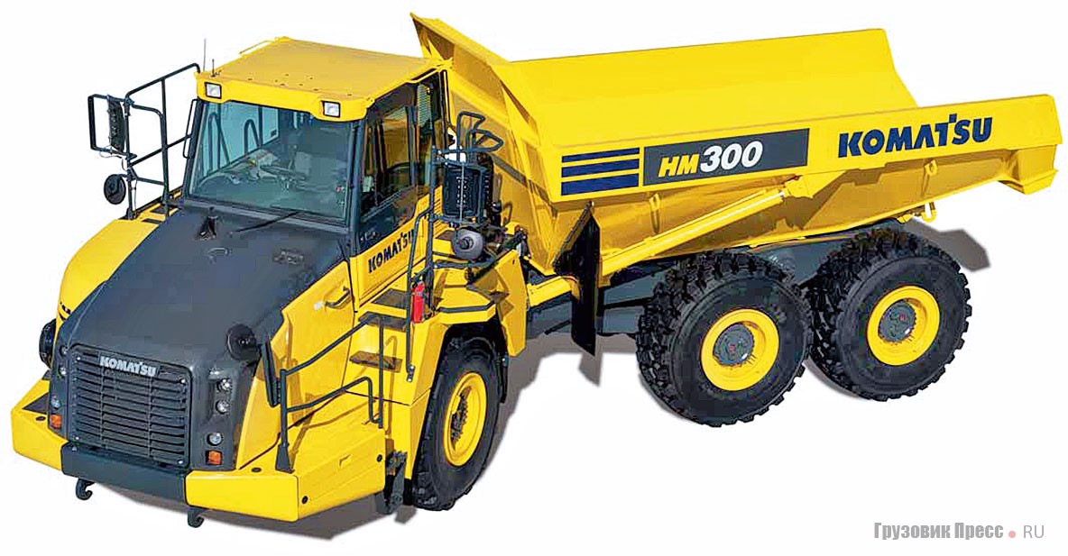 Шарнирно-сочленённый Komatsu HM300-3