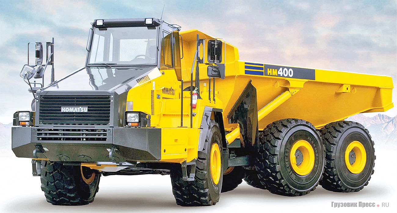 С запуском HM350-2 и HM400-2 в 2003 году Komatsu создаёт новый бренд GALEO, нового поколения строительной техники
