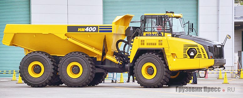 Шарнирно-сочленённый Komatsu HM400-5