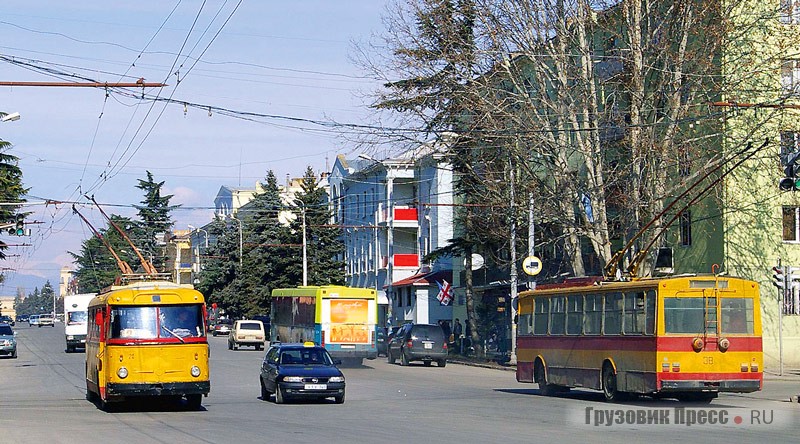 На улице Сталина в Гори. 24 февраля 2010 г.