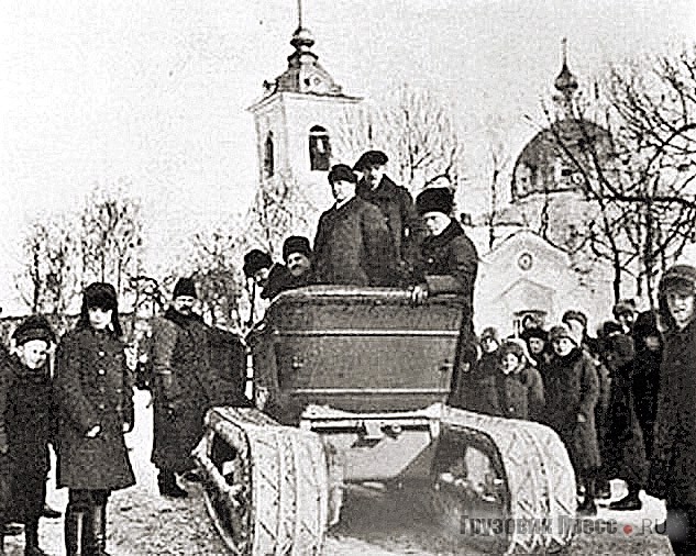Испытания автосаней «Руссо-Балт C 24/30» в Петербургской губернии, 1914 г.