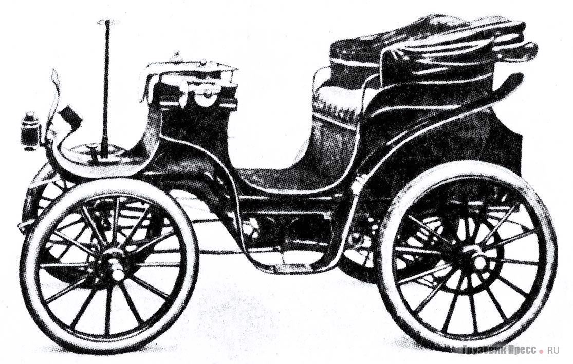 Вторая модель электромобиля «Фрезе», 1900 г.