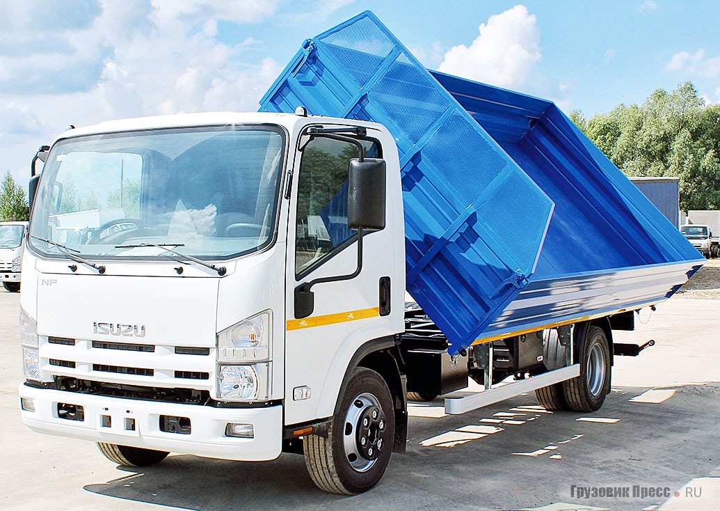 Самосвал с трёхсторонней разгрузкой АМЗ-47052C на шасси Isuzu Elf 7.5