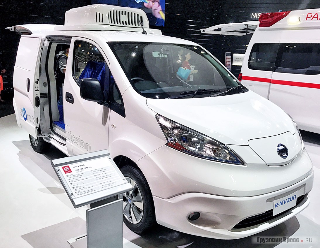 Nissan e-NV200 оснащён холодильной установкой ThermoKing EV200 мощностью 1480 Вт