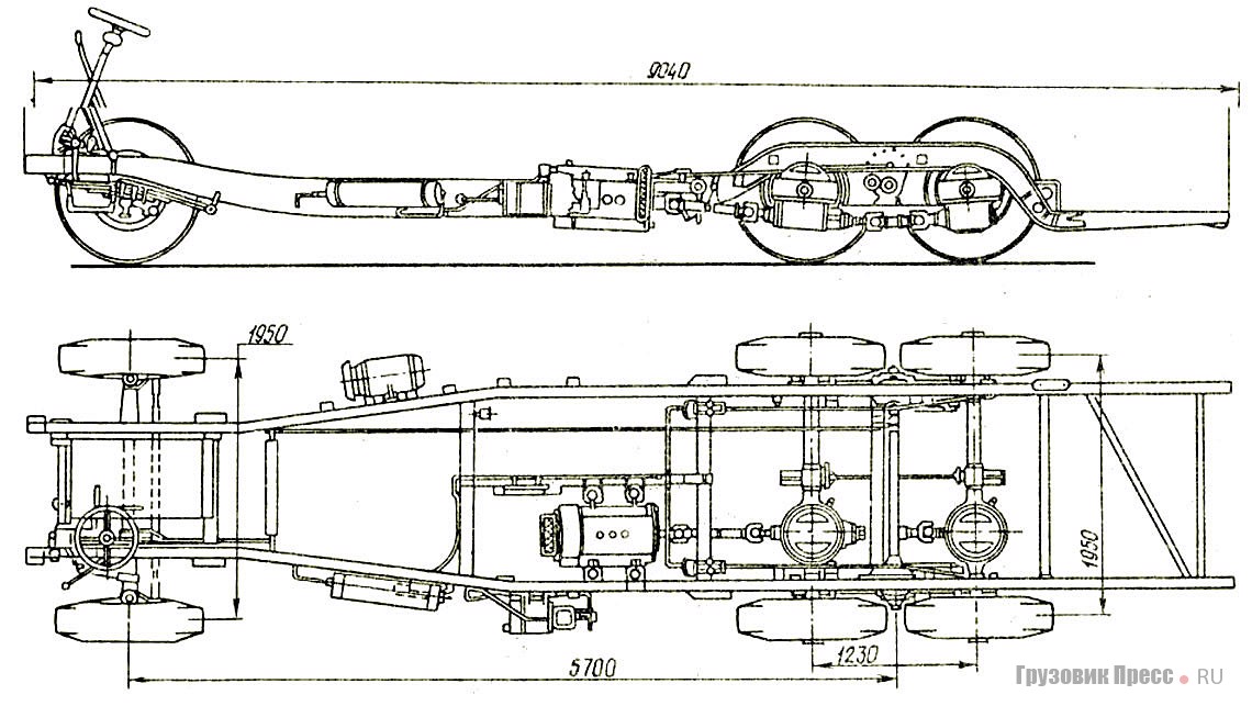 Конструкция шасси ЯТБ-3