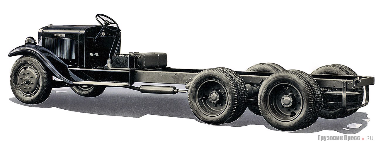Шасси Volvo LV66LF с колёсной формулой 6х2. 1931 г.