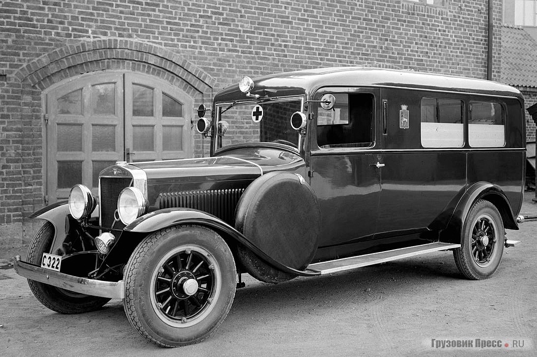 [b]1934 г.[/b] Карета «скорой помощи» изготовлена мастерской J.W. Nilsson