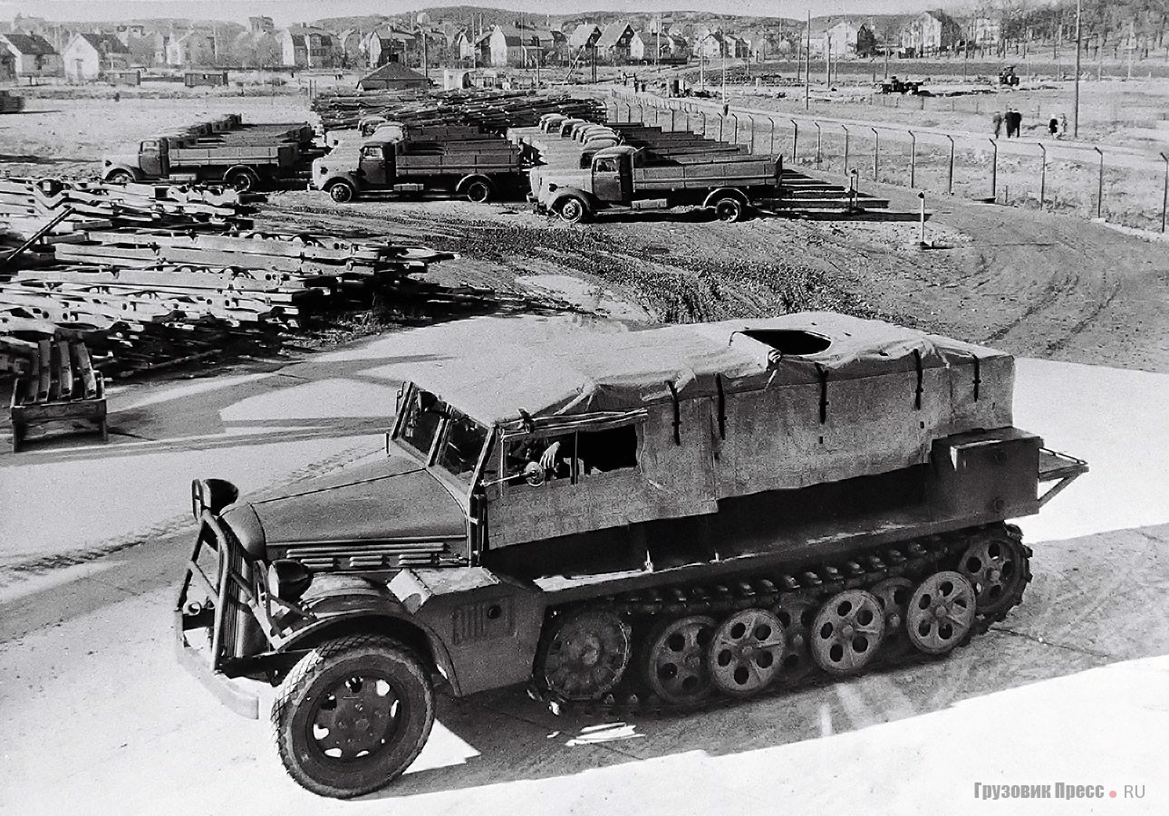 Artilleritraktor m/43, известный также как Volvo HBT, 108 таких тягачей было построено в 1944–1946 гг.