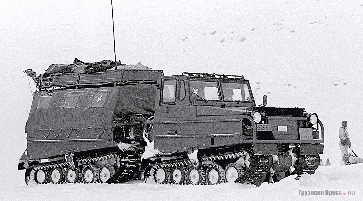 Гусеничный вездеход BM-Volvo Bv 202. В 1964–1981 гг. выпущено около 5000 штук