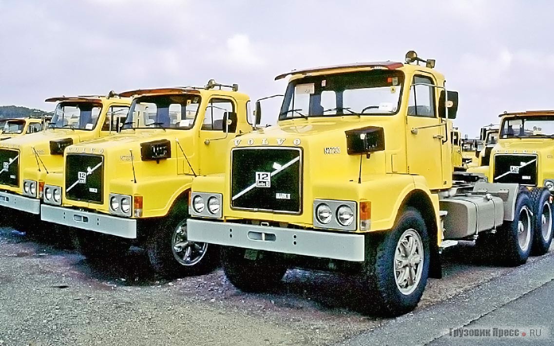 N-Series дебютировали в Европе в сентябре 1973 г. Семейство включало модели N7, N10 и N12. Цифры в индексе указывали на рабочий объём дизеля в литрах