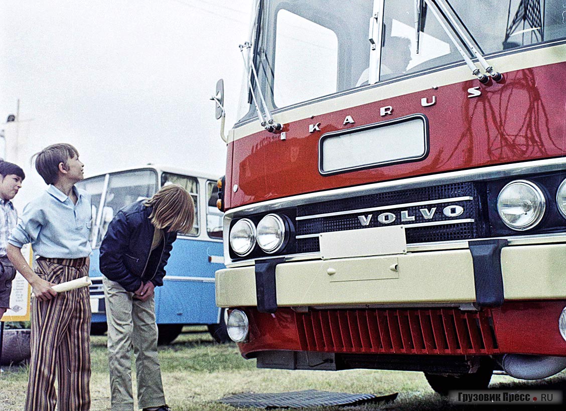 На шасси Volvo строил свои автобусы даже венгерский Ikarus