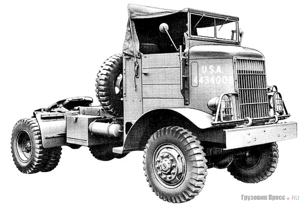 White 444T – военный полноприводный седельный тягач класса 4–5 т. 1944 г.