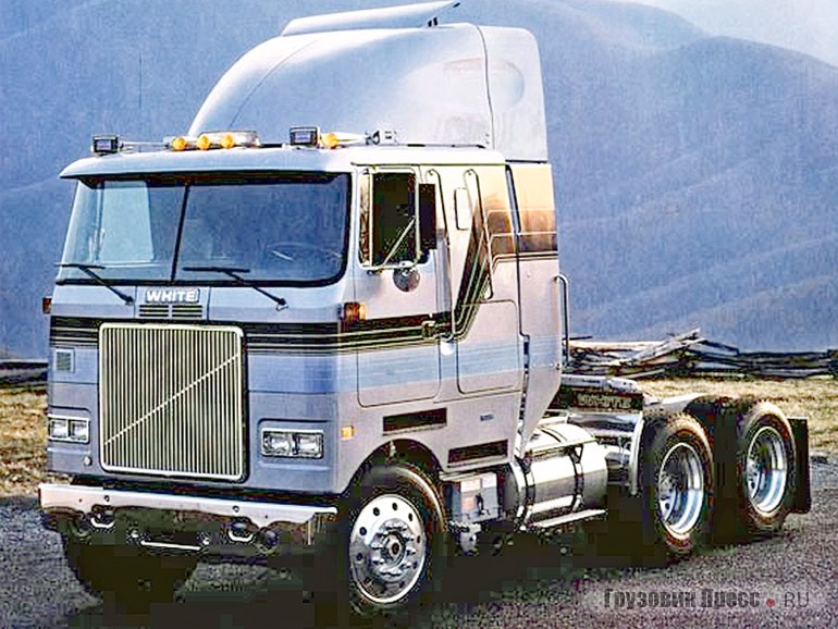 Седельный тягач White WHL-64T (6х4) серии High Cabover. 1984 г.