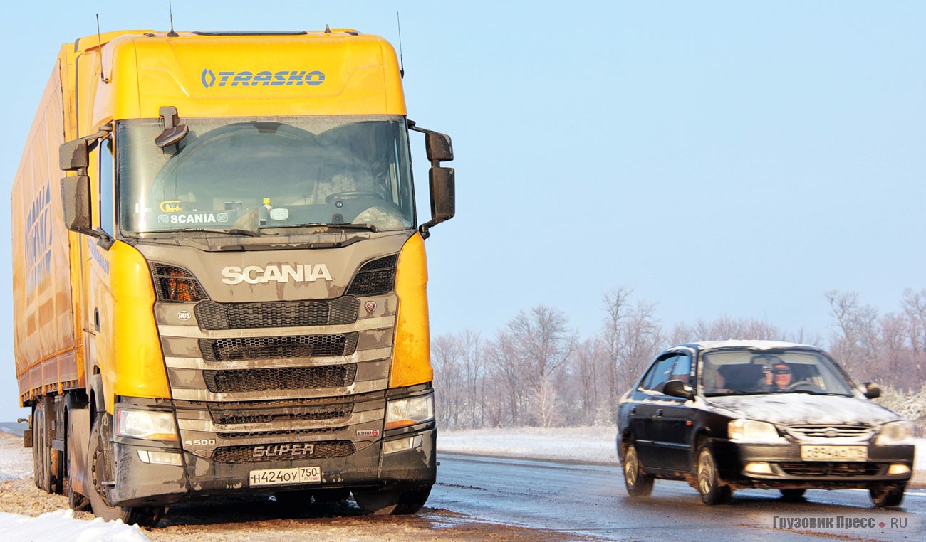 Тест-драйв Scania S500 A4x2NA Sunny Yellow