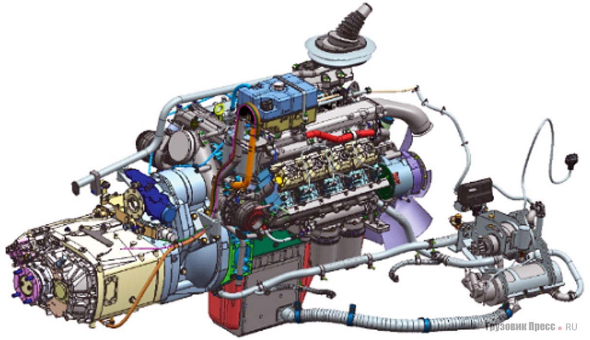 Двигатель КАМАЗ 740.37-400, подготовленный для условий Арктики
