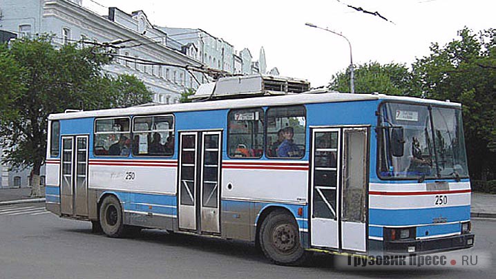 Единственный троллейбус Аutosan собран в 1999 г. в Оренбурге