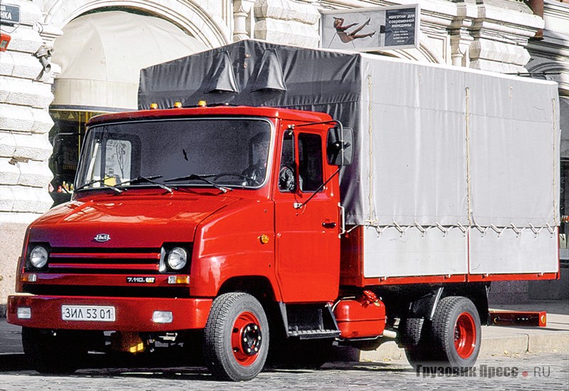 Малотоннажный грузовик ЗИЛ-53012 «Бычок», сердцем которого стал компактный мотор Cat 3054