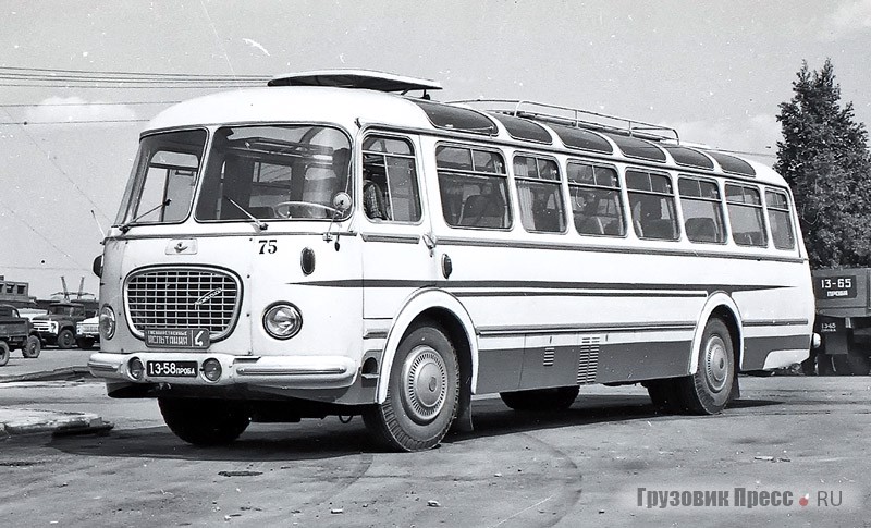 Škoda 706RTO LUX во время прохождения государственных испытаний. 1963 г.