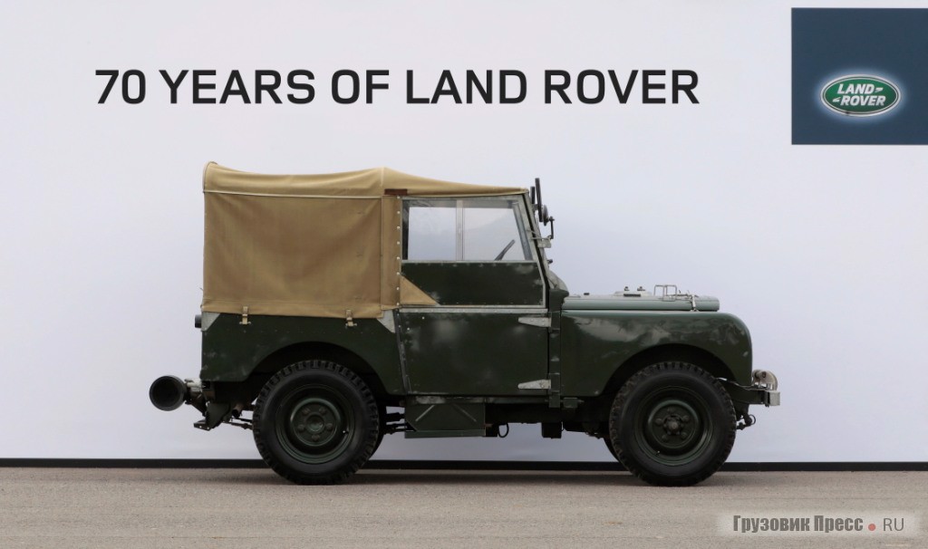 LAND ROVER series I с аксессуарами