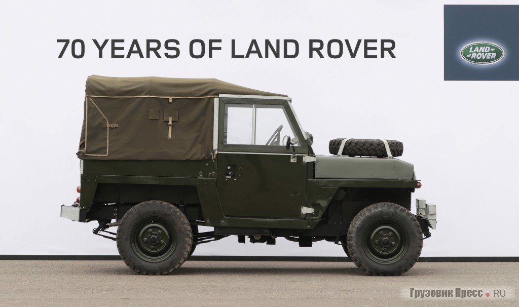 Опытный образец упрощенного варианта LAND ROVER series II