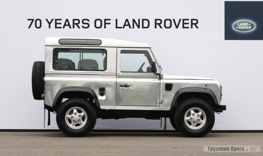 LAND ROVER DEFENDER c 90-дюймовой колесной базой