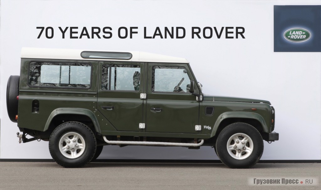 LAND ROVER DEFENDER со 110-дюймовой колесной базой