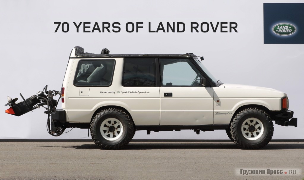 Конверсия LAND ROVER DISCOVERY в варианте амфибия