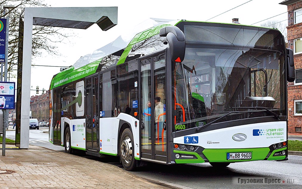 [b]Solaris Urbino 12 electric[/b] тестируют в Ганновере