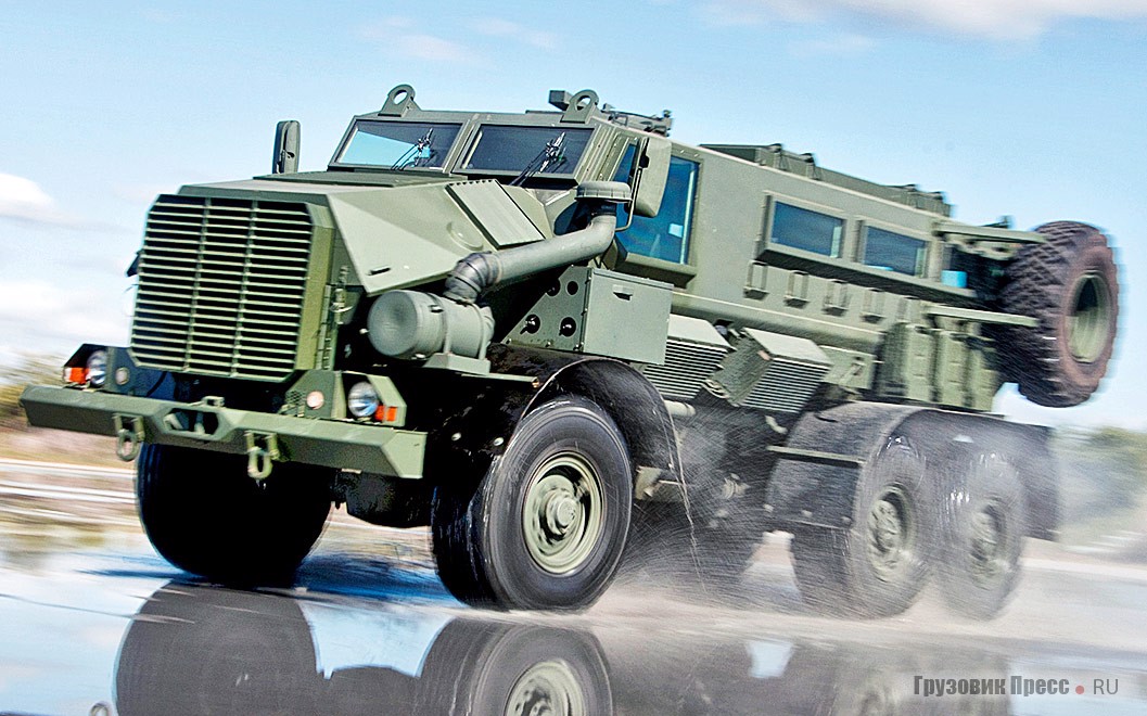 В 2012 году BAE Systems Land Systems South Africa совместно с Mahindra & Mahindra в Индии на предприятии Defence Land Systems India изготовила MRAP Casspir Mk6 на шасси «Урал-4320» с турбодизелем ЯМЗ-236НЕ2 и КП ЯМЗ 236У