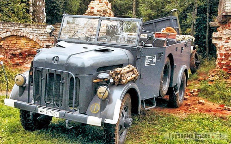 При творческом подходе обыкновенный грузовик ГАЗ-63 превращается в копию австрийского армейского вездехода Steyr 1500A Typ 270