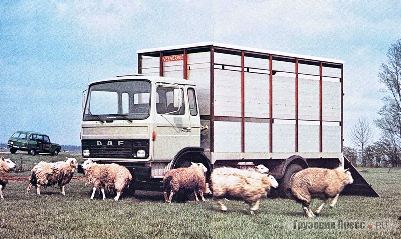 DAF FA1100 с кабиной «Клуба четырёх» – совместная разработка фирм Volvo, DAF, KHD и SAVIEM. В Голландии её назвали F190