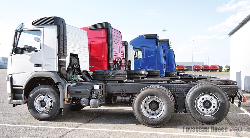 Volvo FM 6x2 с подъёмной управляемой осью – удачное решение для работы в городской черте