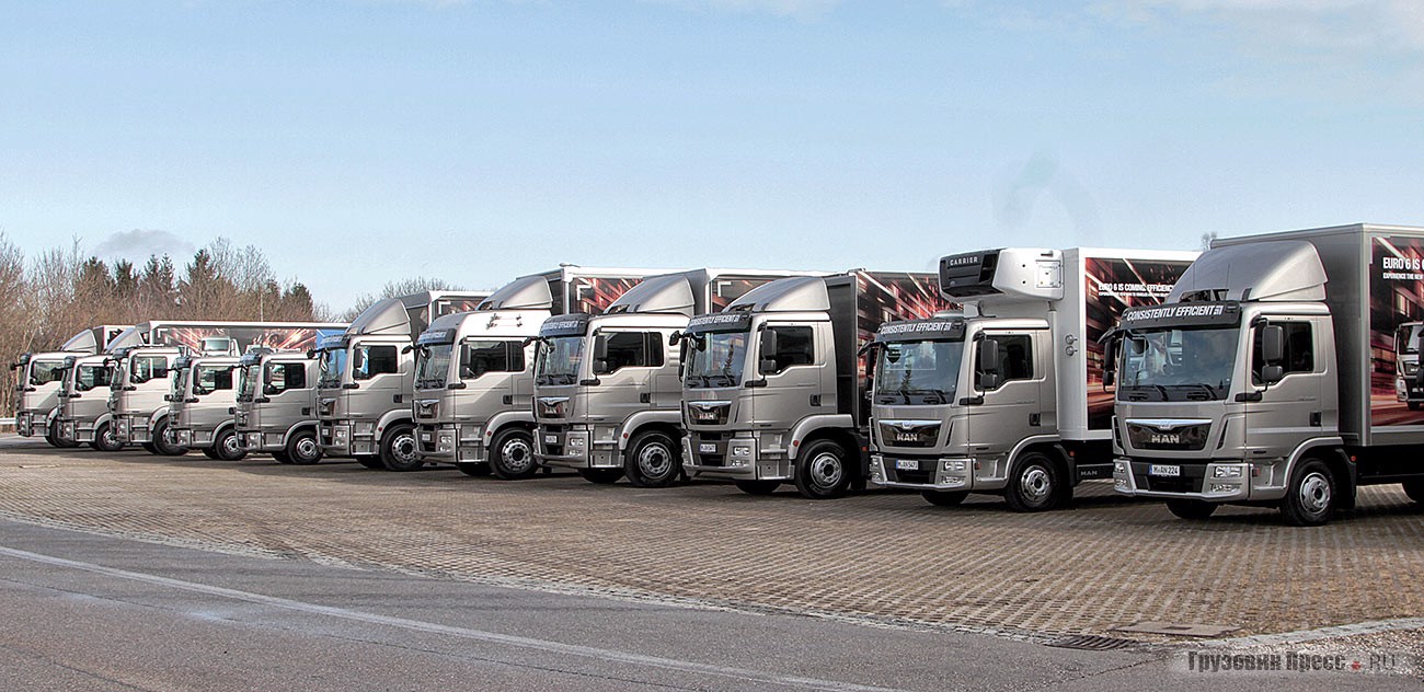 Новая серия лёгких и средних грузовых автомобилей MAN с допустимой полной массой от 7,5 до 26 т