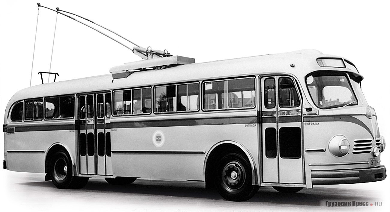 Троллейбус Mercedes-Benz O6600 T, построенный для столицы Аргентины в 1951 г.