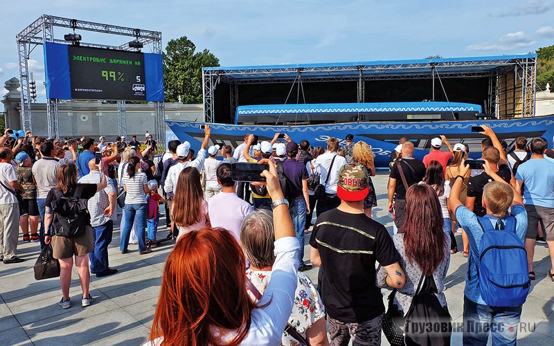 Презентация электробуса в коробке