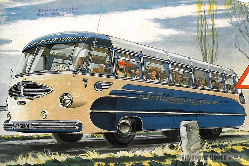 В 1951 году Лепуа оформил автобус Drauz DH 42 «Leichtbus», построенный заводом Drauz из города Хейльбронн. Рисунок выдающегося немецкого иллюстратора Вальтера Гётшке