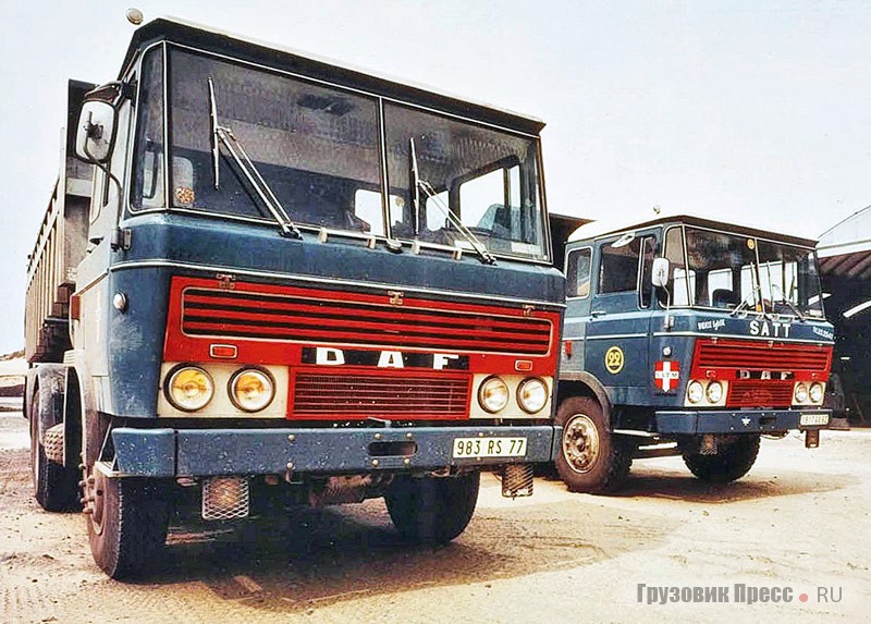 В 1962 году на автосалоне RAI в Амстердаме дебютировало семейство грузовиков DAF-2600 с кабиной Лепуа