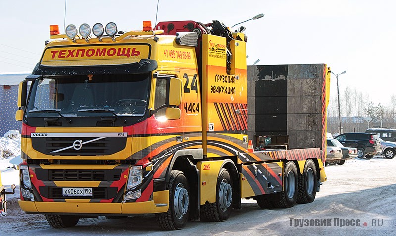 Грузовой эвакуатор Volvo FM-OMArS Recovery Lou Line + 10TV