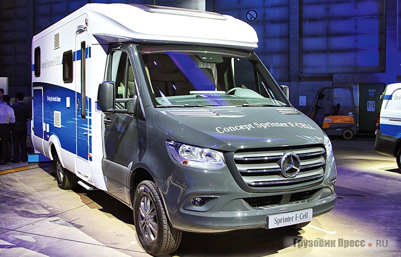 Концепт автомобиля на водородном топливе Mercedes-Benz Sprinter F-CELL