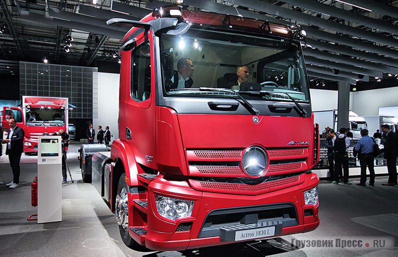 Mercedes-Benz Actros 1830 L NGT, работающий на природном газе