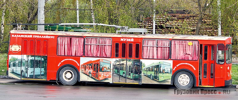Казанский троллейбус-музей модели ЗиУ-682Г