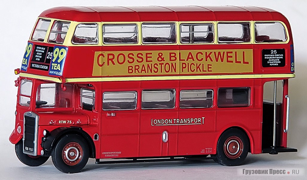 Двухэтажный лондонский автобус Leyland RTW 75 (Bus collection)