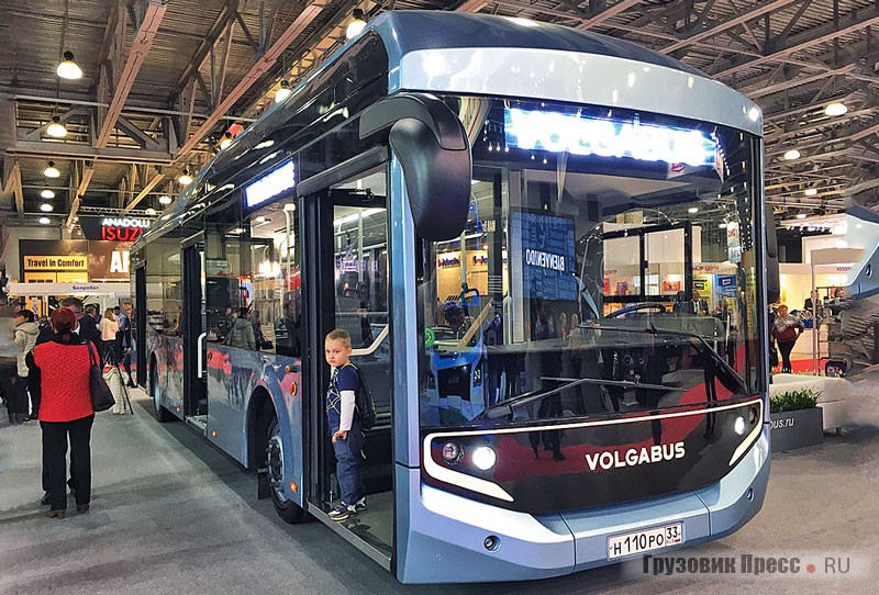 Электробус CR-12E компании Volgabus с ночной подзарядкой концепции Overnight charging