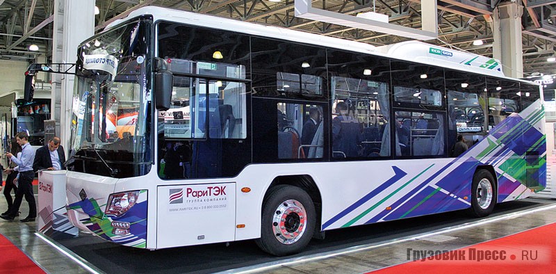 Городской автобус с газовым двигателем LOTOS-105C01 – «Цветок городских джунглей»
