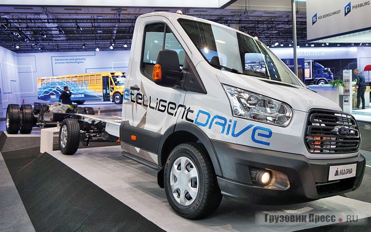 Ford Transit eAWD с приводом Magna 1eDT200