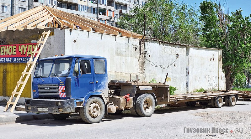 Гибрид КАЗа с ходовой частью неустановленной иномарки