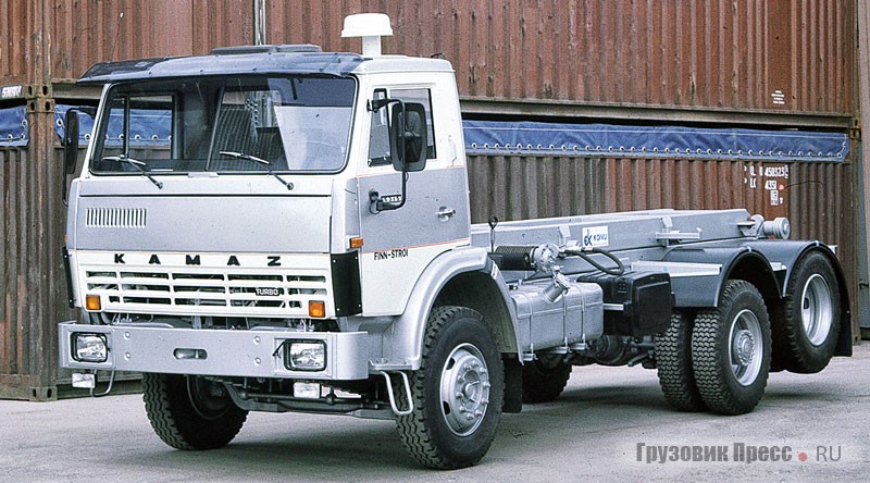 Kamaz 6x2 NT с оборудованием Koivu для СП Finn-Stroi Oy на шасси КамАЗ-5315 (4х2)