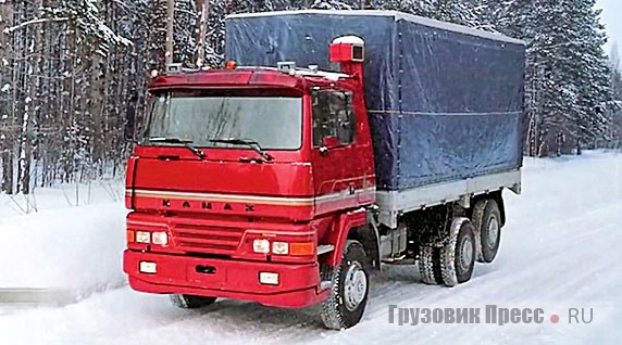 КамАЗ-5315м с кабиной Sisu выпущен в 1990 г.