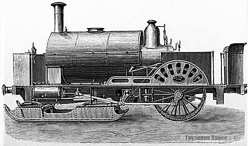 Locomotive for running of ice – Паровой тягач Neilson Ice Engine № 50, эксплуатировавшийся на пассажирском маршруте Петербург – Кронштадт зимой 1861–1862 гг.