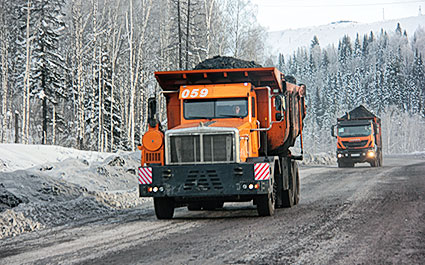 ТОНАР-45251 в Кемерово. Зима 2018 г.